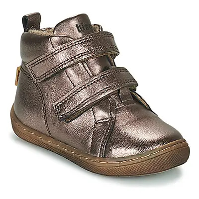 Bisgaard DEE girls's Children's Shoes (High-top Trainers) in Silver