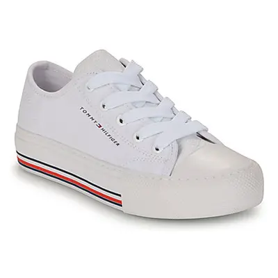 Tommy Hilfiger BEVERLY girls's Children's Shoes (Trainers) in White