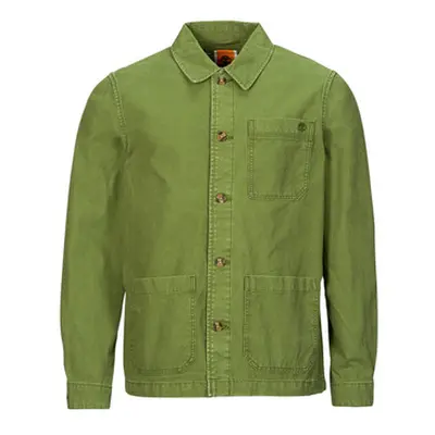 Timberland Washed Canvas Chore Jacket men's Jacket in Kaki