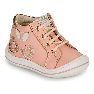 GBB FLEXOO LOVELY girls's Children's Shoes (High-top Trainers) in Pink