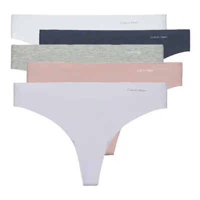 Calvin Klein Jeans 5 PACK THONG X5 women's Tanga briefs in Multicolour