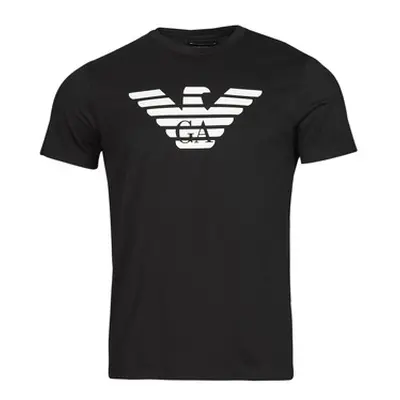 Emporio Armani 8N1TN5 men's T shirt in Black