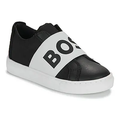 BOSS CASUAL J50863 boys's Children's Shoes (Trainers) in Black