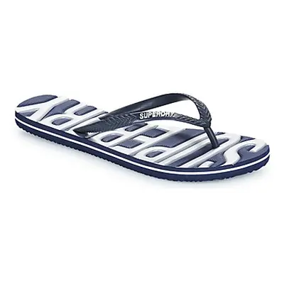 Superdry Vintage Vegan Flip Flop women's Flip flops / Sandals (Shoes) in Black