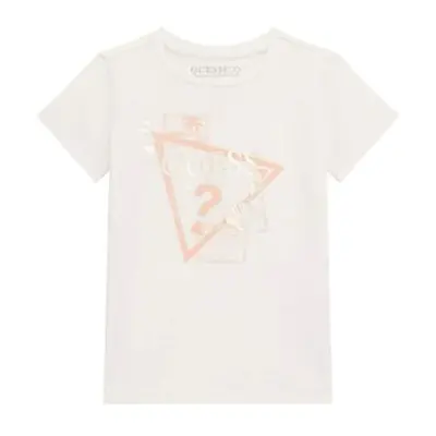 Guess SS SHIRT girls's Children's T shirt in White