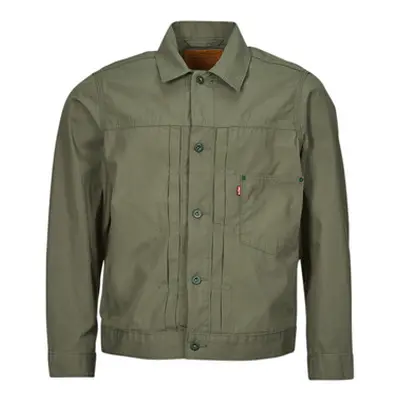 Levis TYPE I TRUCKER men's Denim jacket in Green