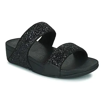 FitFlop Lulu Slide - Glitter women's Mules / Casual Shoes in Black