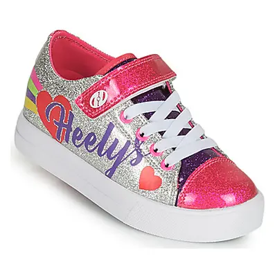 Heelys SNAZZY X2 girls's Children's Roller shoes in Silver