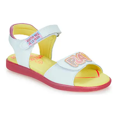 Agatha Ruiz de la Prada SANDALIA PLAY girls's Children's Sandals in White