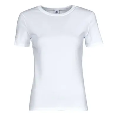 Petit Bateau NIMOPHORE women's T shirt in White