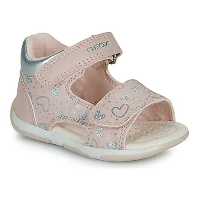 Geox B SANDAL TAPUZ GIRL girls's Children's Sandals in Pink