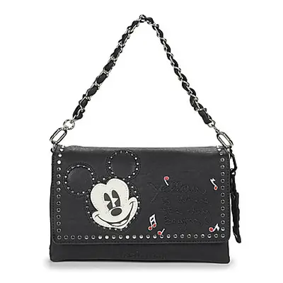 Desigual BAG MICKEY ROCK DORTMUND women's Shoulder Bag in Black