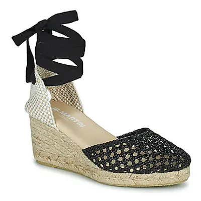 JB Martin VISALIA women's Espadrilles / Casual Shoes in Black