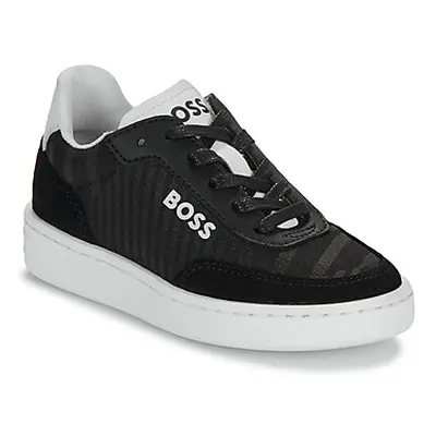 BOSS CASUAL J50858 boys's Children's Shoes (Trainers) in Black