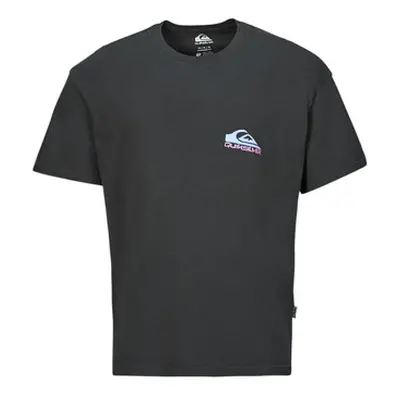 Quiksilver TAKE US BACK LOGO SS men's T shirt in Black