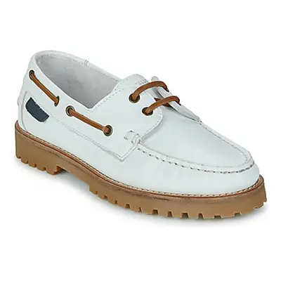 Pellet OLIVIA women's Boat Shoes in White