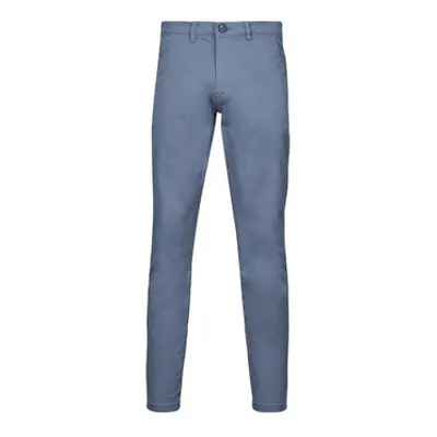 Selected SLHSLIM-NEW MILES 175 FLEX CHINO men's Trousers in Blue