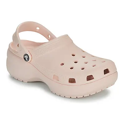 Crocs Classic Platform Clog W women's Clogs (Shoes) in Pink