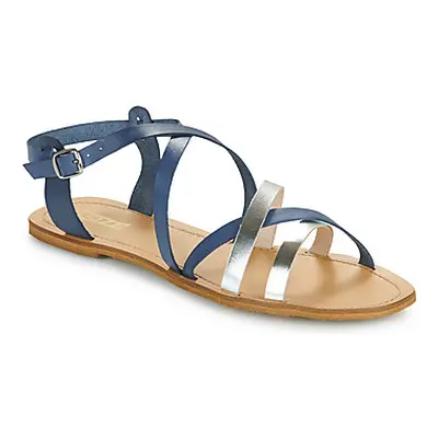 So Size IDITRON women's Sandals in Blue