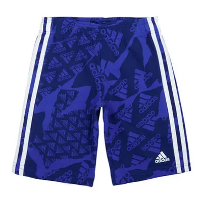 Adidas LK CAMLOG FT SH boys's Children's shorts in Blue