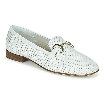 JB Martin MAYA women's Loafers / Casual Shoes in White