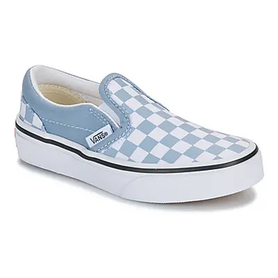 Vans UY Classic Slip-On COLOR THEORY CHECKERBOARD DUSTY BLUE boys's Children's Slip-ons (Shoes) 