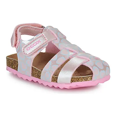 Geox B SANDAL CHALKI GIRL girls's Children's Sandals in Pink