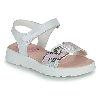 Pablosky 431100 girls's Children's Sandals in White