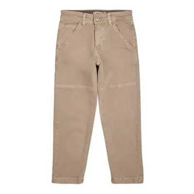 Name it NKMSILAS TAPERED TWI PANT 1320-TP boys's Children's jeans in Beige