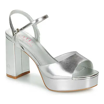 Moony Mood GISELE women's Sandals in Silver