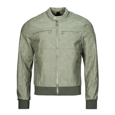 Kaporal MIRAK men's Leather jacket in Kaki