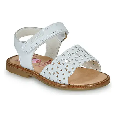 Pablosky 39200 girls's Children's Sandals in White