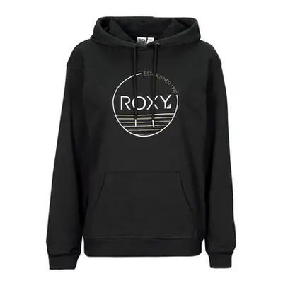 Roxy SURF STOKED HOODIE TERRY women's Sweatshirt in Black