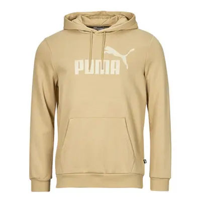 Puma ESS BIG LOGO HOODIE FL (S) men's Sweatshirt in Beige