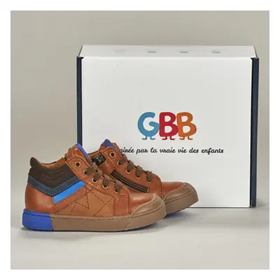 GBB AI350-14-C-ECH boys's Children's Shoes (High-top Trainers) in Brown