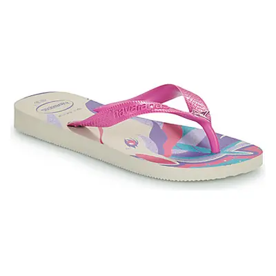 Havaianas KIDS FANTASY girls's Children's Flip flops / Sandals in Pink