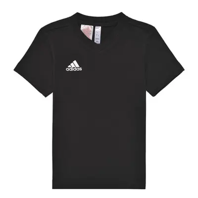 Adidas ENT22 TEE Y girls's Children's T shirt in Black