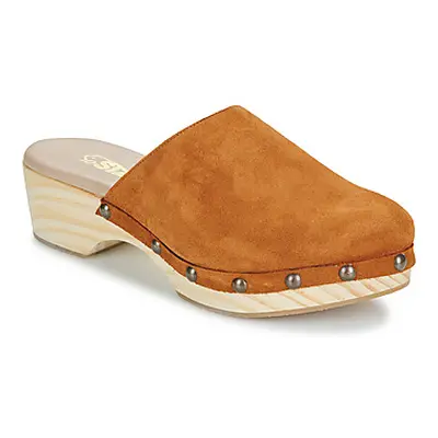 So Size PAPIDOU women's Clogs (Shoes) in Brown