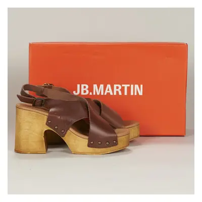 JB Martin AIMEE women's Clogs (Shoes) in Brown