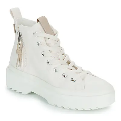 Converse CHUCK TAYLOR ALL STAR LUGGED LIFT girls's Children's Shoes (High-top Trainers) in White