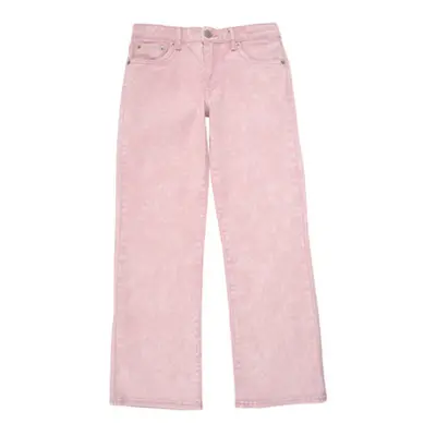 Levis STRETCH TWILL WIDE LEG girls's Flare / wide jeans in Pink