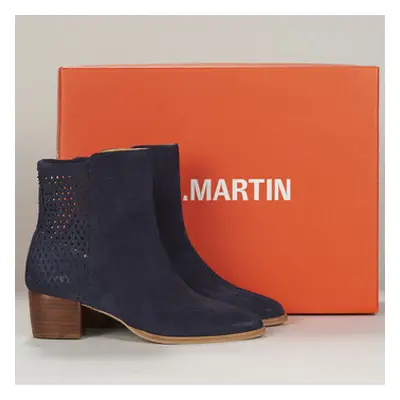 JB Martin LOCA women's Low Ankle Boots in Blue