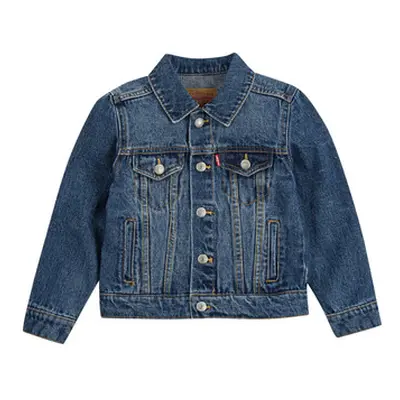 Levis TRUCKER JACKET boys's Children's Denim jacket in Blue