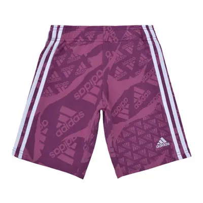 Adidas LK CAMLOG FT SH girls's Children's shorts in Purple