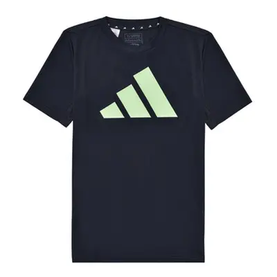 Adidas U TR-ES LOGO T boys's Children's T shirt in Black