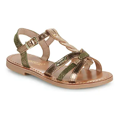 Les Tropéziennes par M Belarbi BADAMI girls's Children's Sandals in Gold