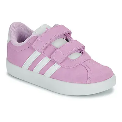 Adidas VL COURT 3.0 CF I girls's Children's Shoes (Trainers) in Pink