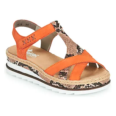 Rieker BOA women's Sandals in Orange