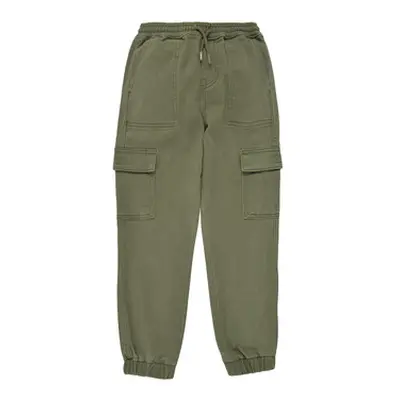 Levis RELAXED DOBBY CARGO JOGGER boys's Trousers in Kaki