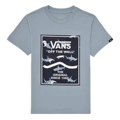 Vans PRINT BOX 2.0 SS boys's Children's T shirt in Blue